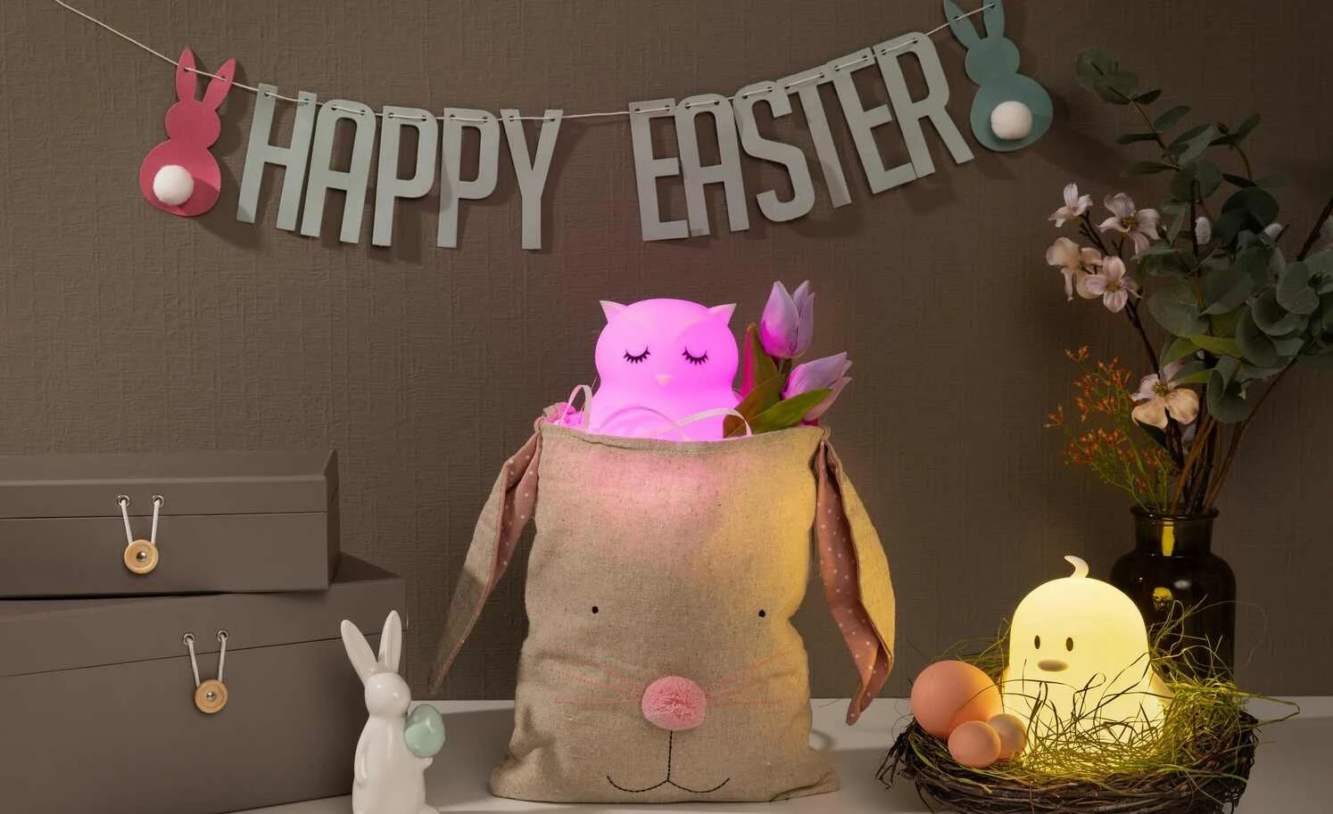 LED-Nachtlicht ´Pinguin´mit RGB