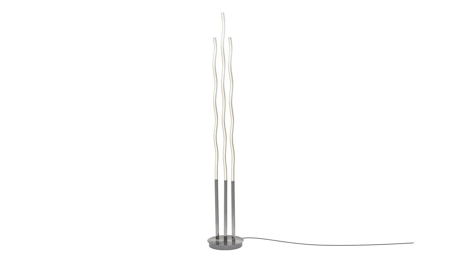 Paul Neuhaus LED-Stehleuchte, 3-flammig, Nickel matt – Bild 3