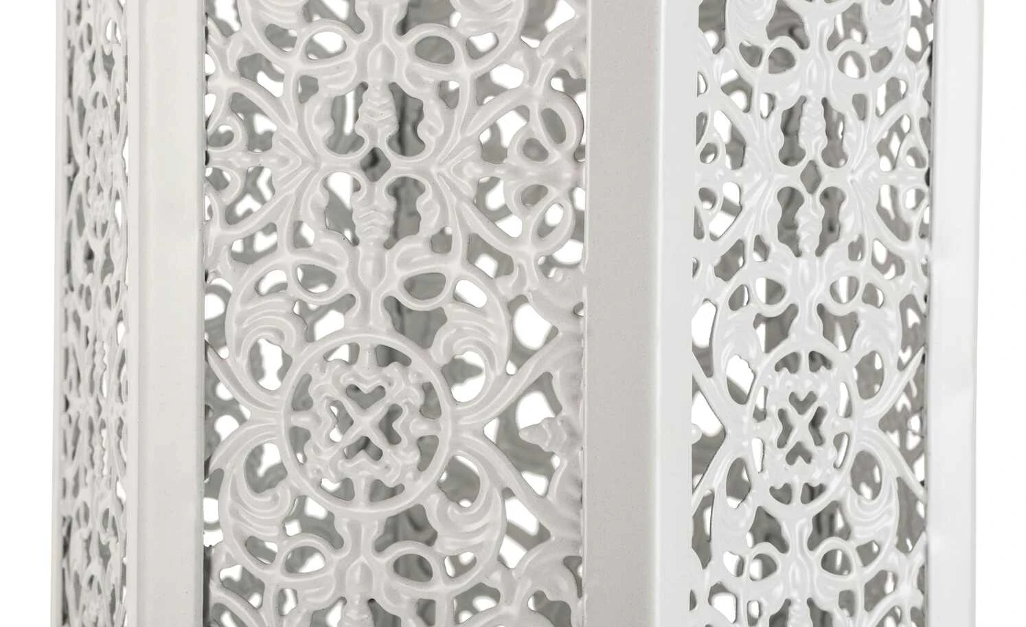 Solar-Tischleuchte, weiß `Laterne` Orient – Bild 3