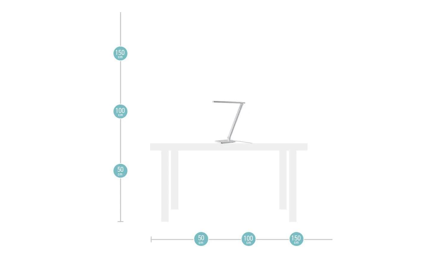 KHG LED-Tischleuchte, Weiß – Bild 10