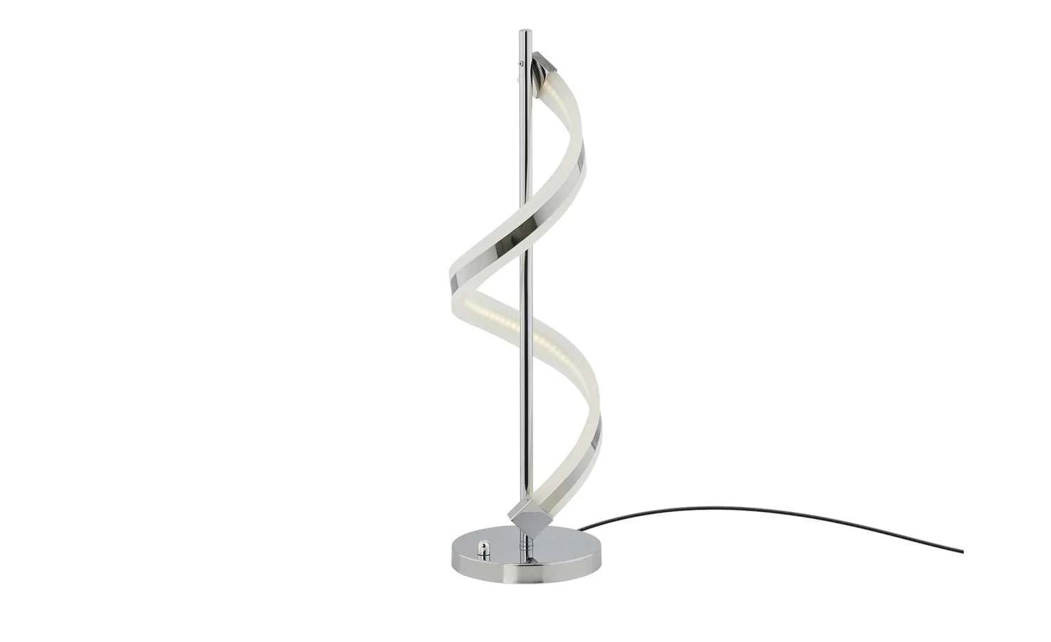 Trio LED-Tischleuchte, chrom, Acryl geschwungen – Bild 5