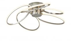 Paul Sommerkamp Leuchten LED-Deckenleuchte, 5-flammig nickel matt