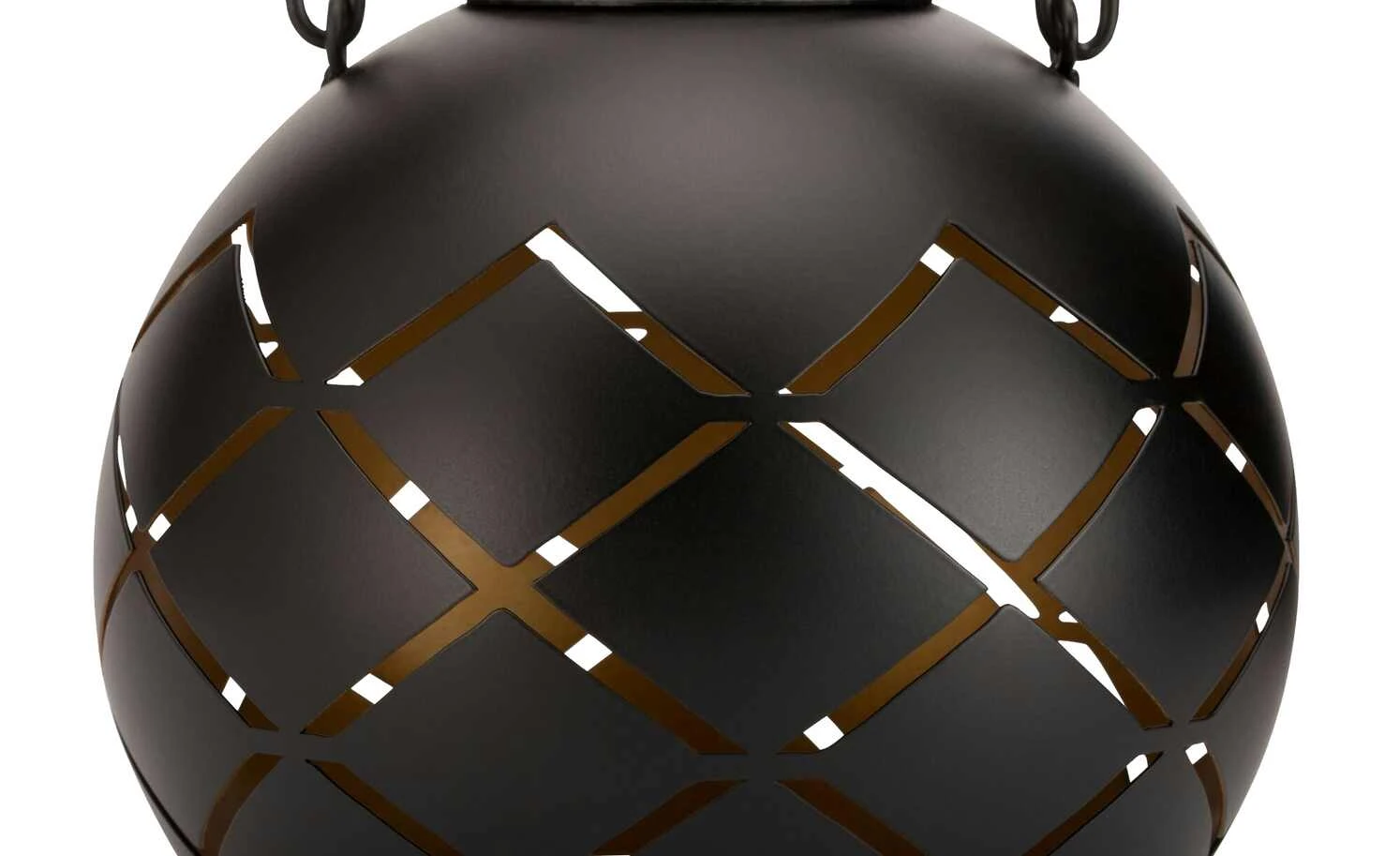 Solar-Tischleuchte, schwarz Metall – Bild 5