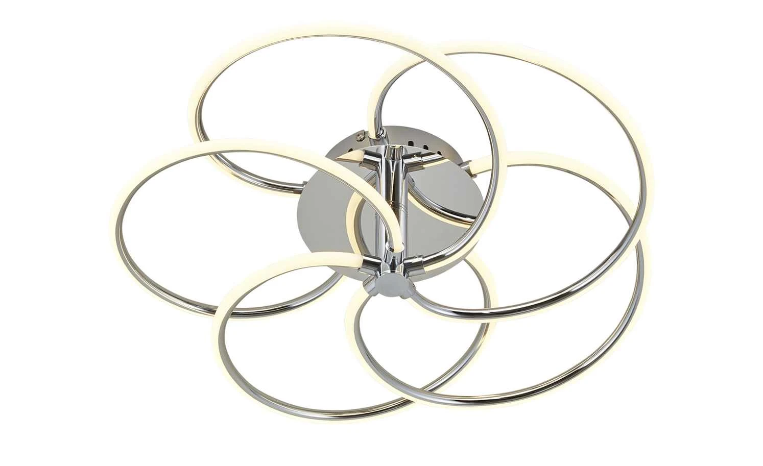 Meisterleuchten LED-Deckenleuchte, chrom, 5-flammig