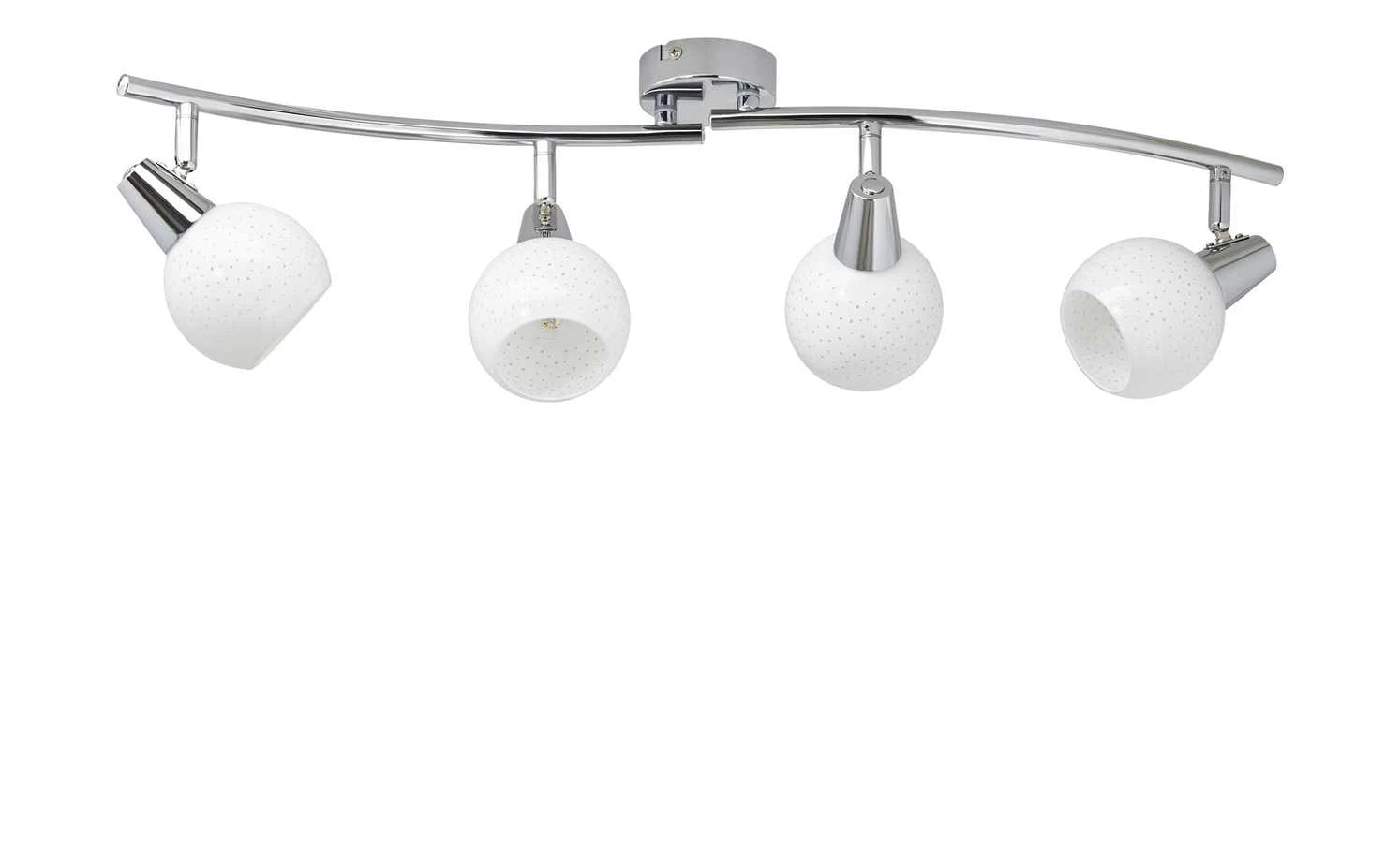 Deckenstrahler, 4-flammig, Glas mit Effekt – Bild 6