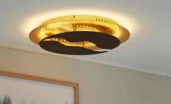 Paul Neuhaus LED-Deckenleuchte, rostfarben