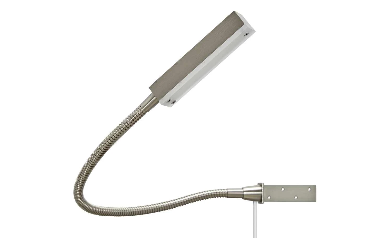 Fischer-Honsel LED-Bettleuchte, 1-flammig, Nickel matt – Bild 4