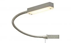 Fischer-Honsel LED-Bettleuchte, 1-flammig, Nickel matt