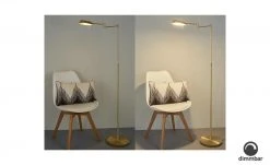 B-Leuchten Bridge-Stehleuchte 1-flammig.messing