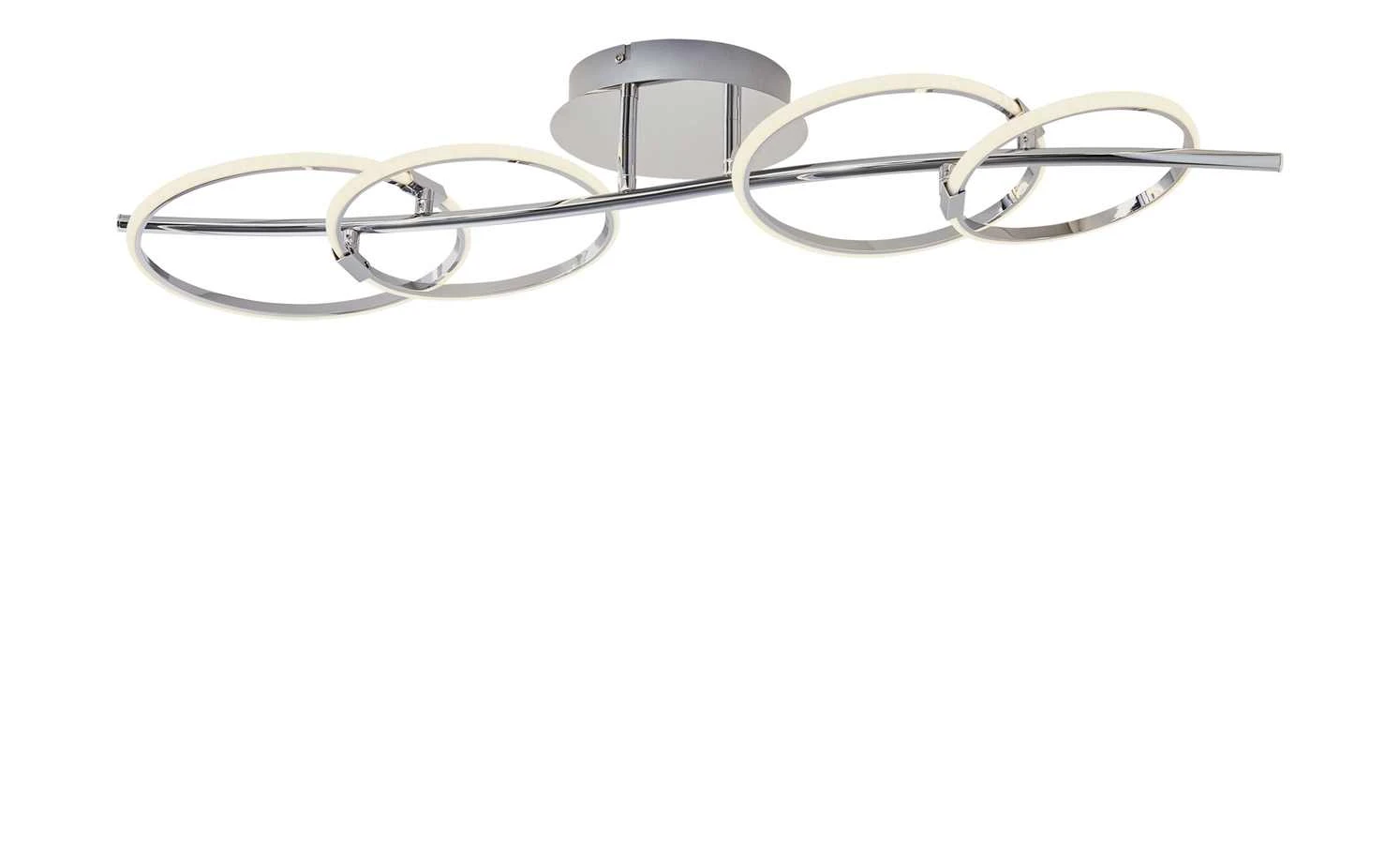 Paul Sommerkamp Leuchten LED-Deckenlechte, chrom `4 Ringe´ – Bild 2