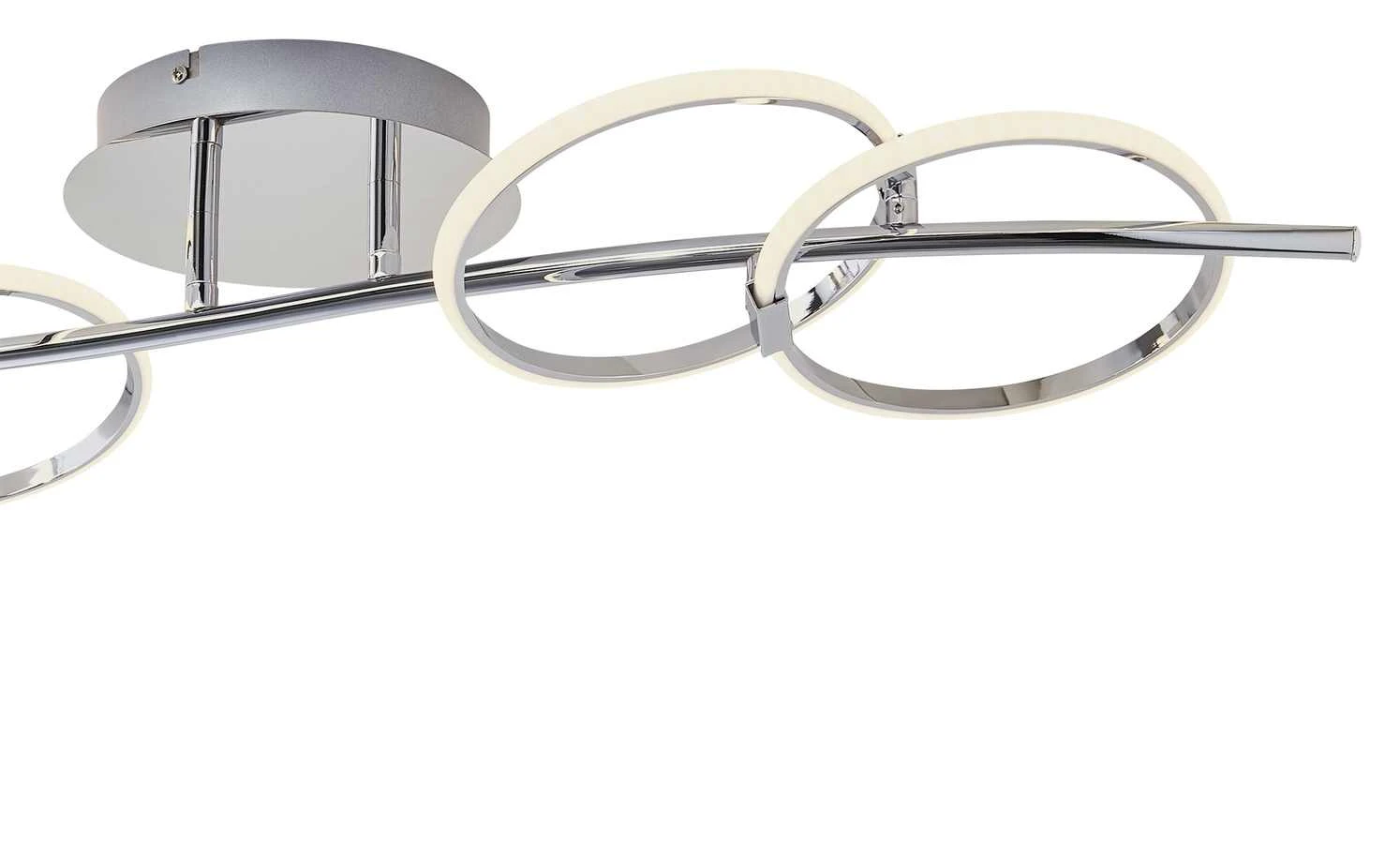 Paul Sommerkamp Leuchten LED-Deckenlechte, chrom `4 Ringe´ – Bild 6