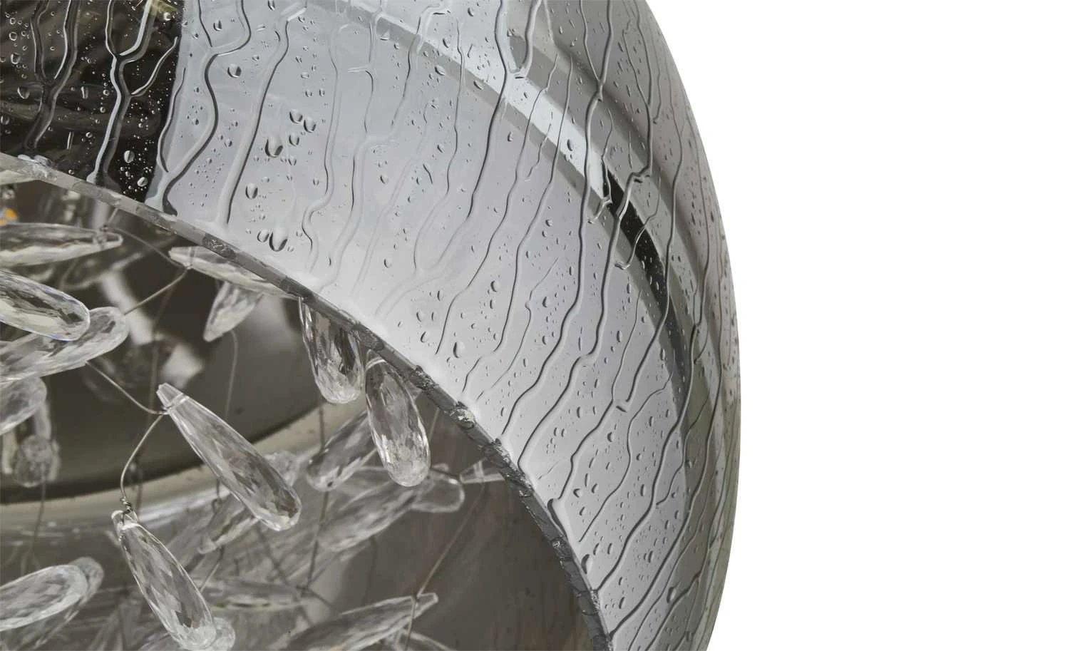 HOME STORY LED-Deckenleuchte, Rauchglas mit Acryltropfen – Bild 4