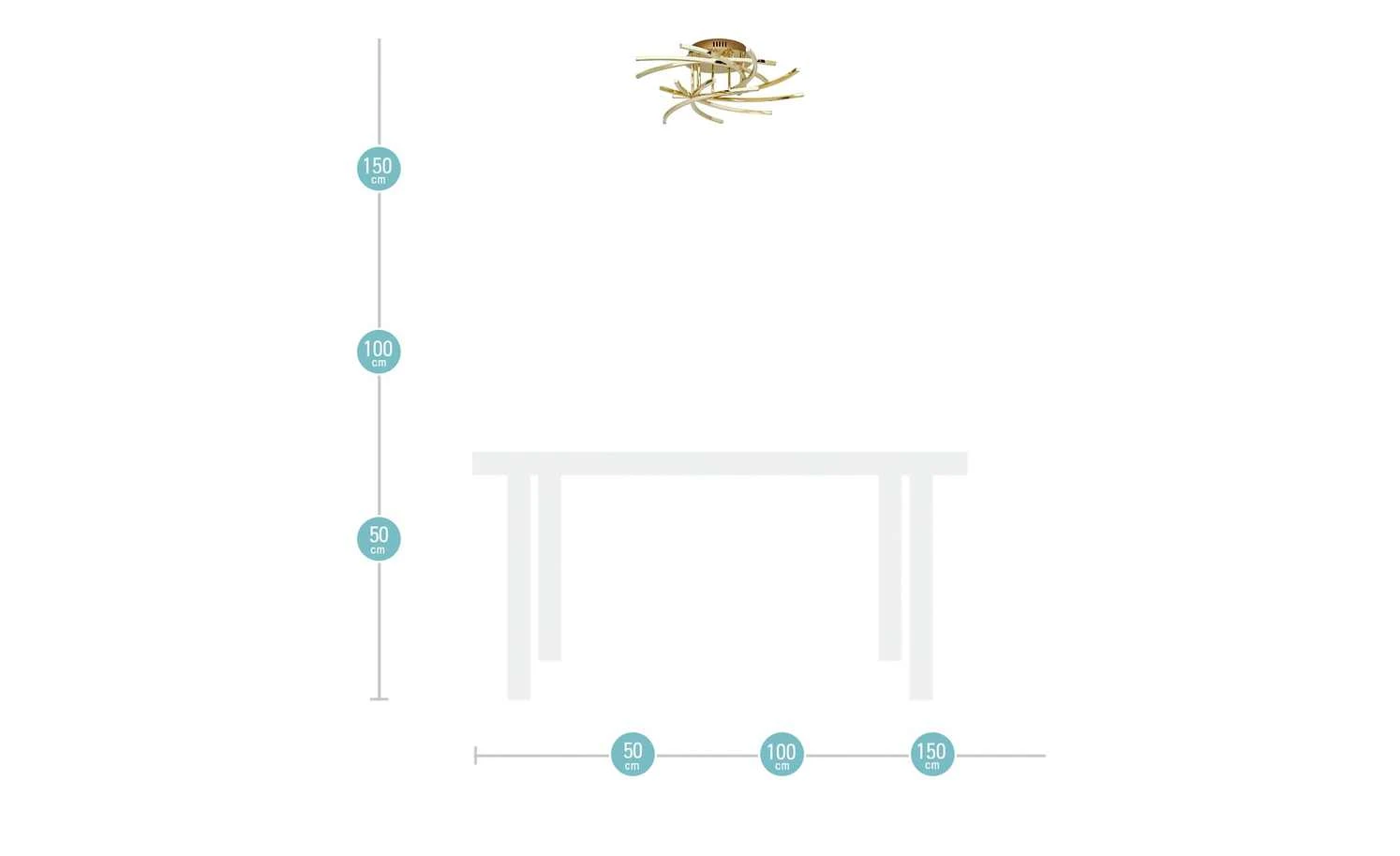 Meisterleuchten LED-Deckenleuchte, 9-flammig – Bild 4