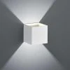Trio LED-Wandleuchte, ´Kubus` weiß matt