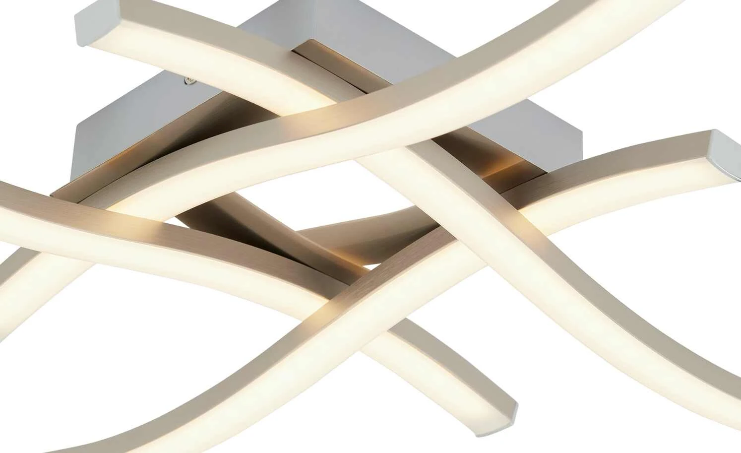 Trio LED-Deckenleuchte, 4-flammig, Nickel matt – Bild 3