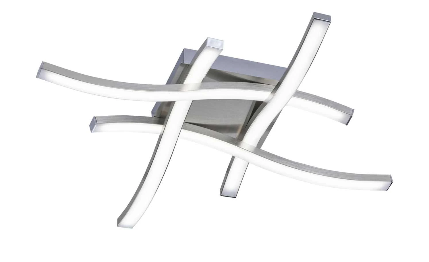 Trio LED-Deckenleuchte, 4-flammig, Nickel matt – Bild 2