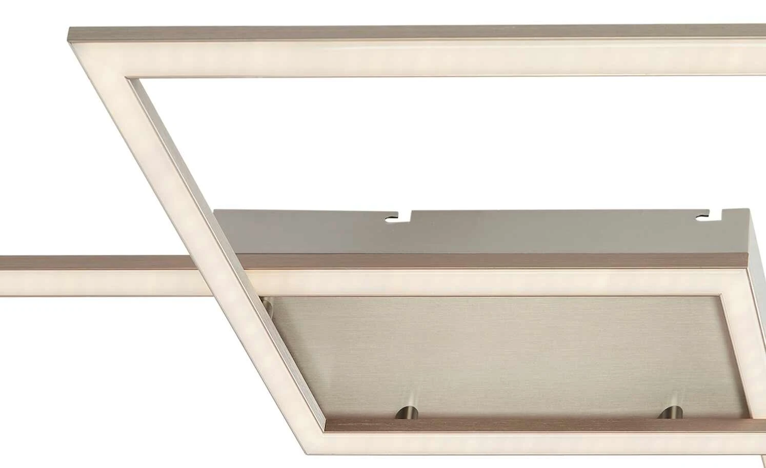 Paul Neuhaus LED-Deckenleuchte, 2-flammig, Nickel-matt – Bild 4