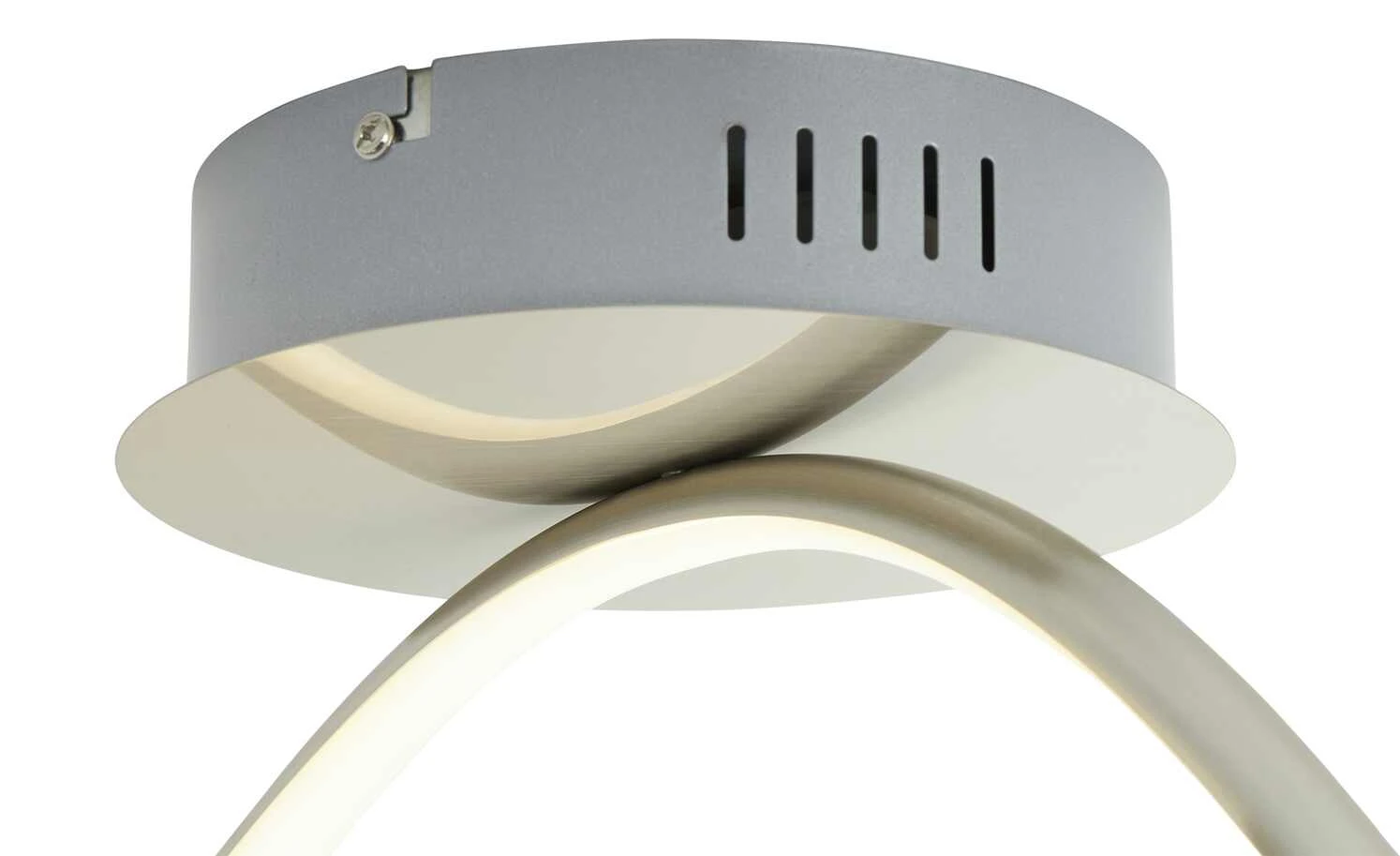 Paul Neuhaus LED-Deckenleuchte, Nickel-matt, geschwungen – Bild 3