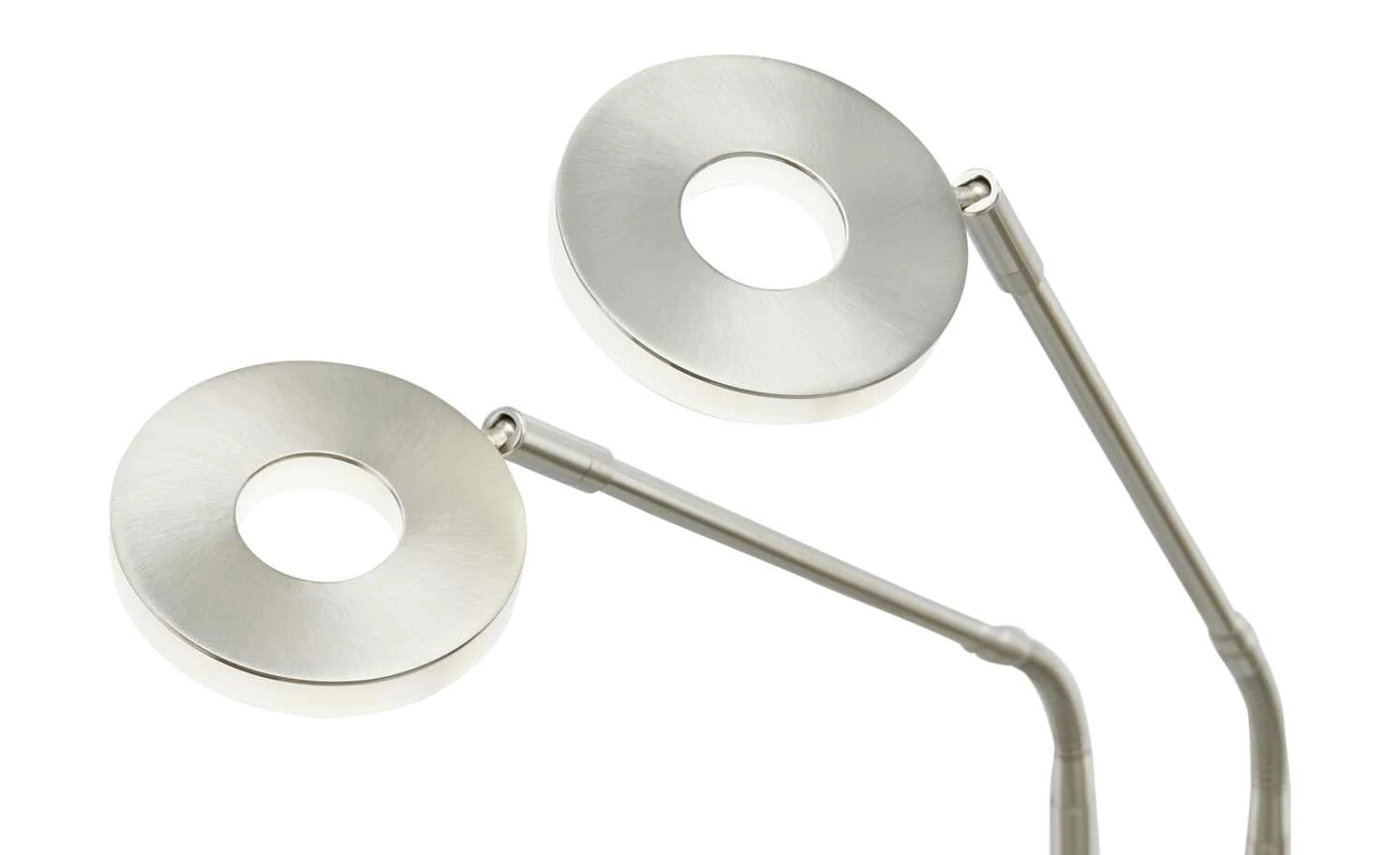 Fischer-Honsel LED-Leseleuchte,2-flammig, Nickel-matt mit Dimmer – Bild 5