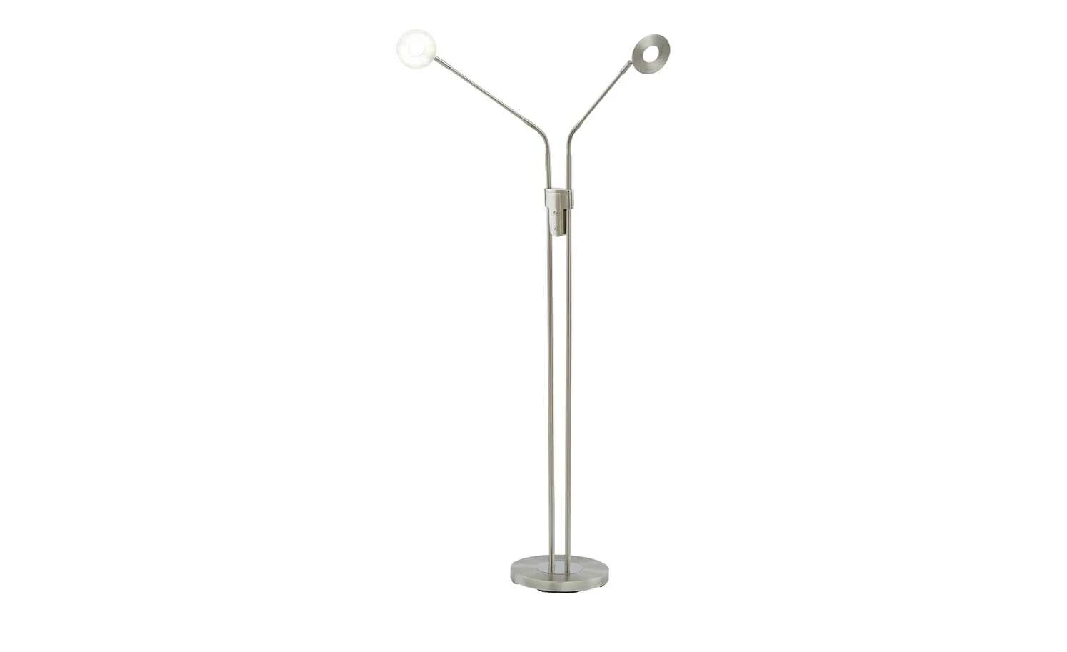 Fischer-Honsel LED-Leseleuchte,2-flammig, Nickel-matt mit Dimmer – Bild 7