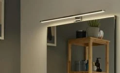 LED-Bad-Spiegelleuchte, 1-flammig chrom