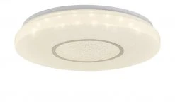 KHG LED-Deckenleuchte, 1-flammig mit Kristalldeko | 30|W