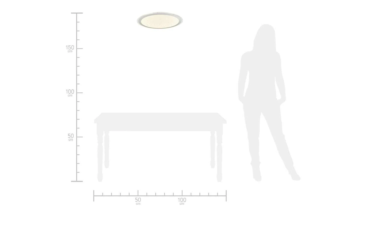 KHG LED-Deckenleuchte, 1-flammig, Schirm mit Glasperlen – Bild 9