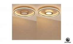 Fischer-Honsel LED-Deckenleuchte, chrom/alu, `groß`