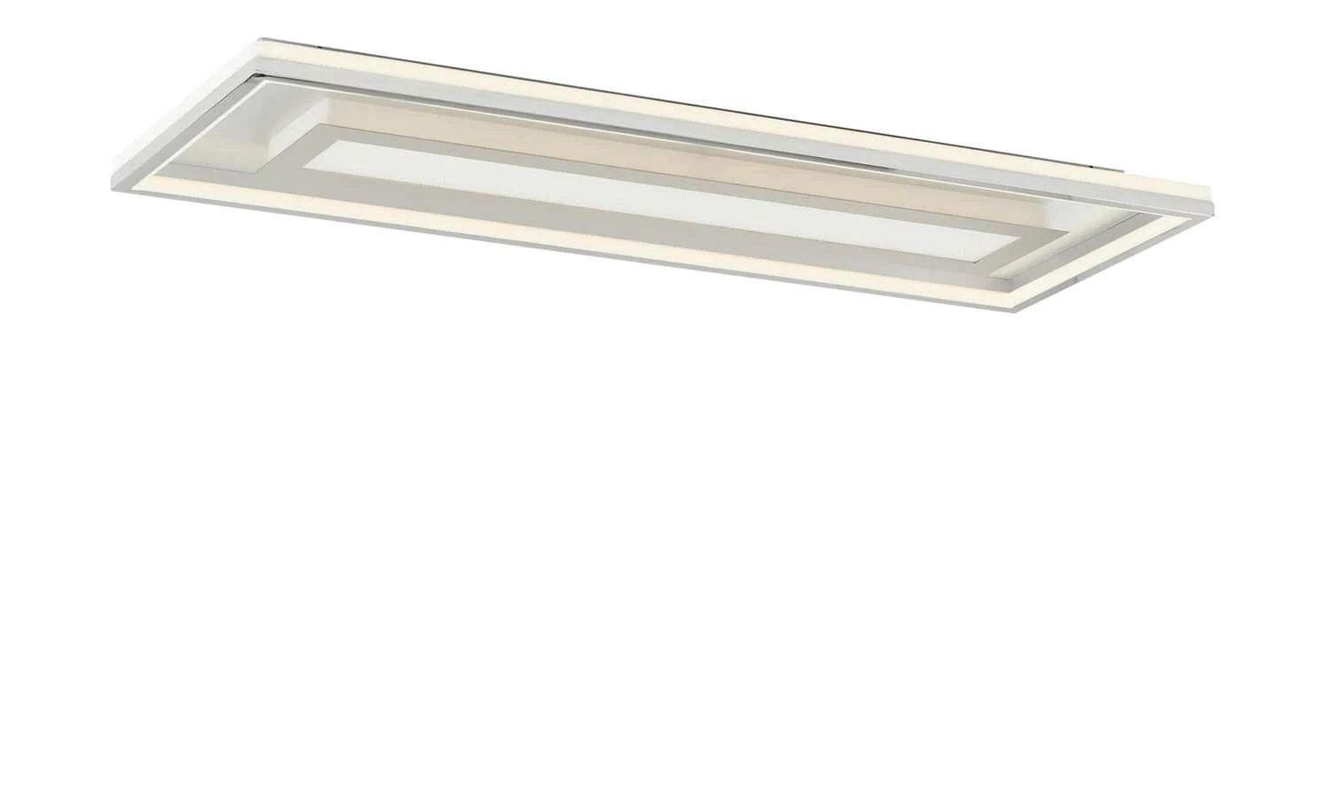 Fischer-Honsel LED-Deckenleuchte, chrom/alu, `Rechteck` – Bild 3