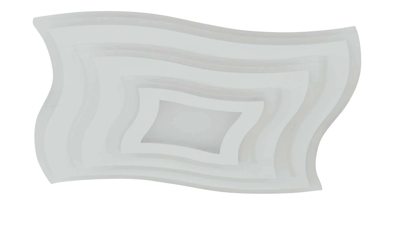 Fischer-Honsel LED-Deckenleuchte weiß ´quadratisch geschwungen` – Bild 5