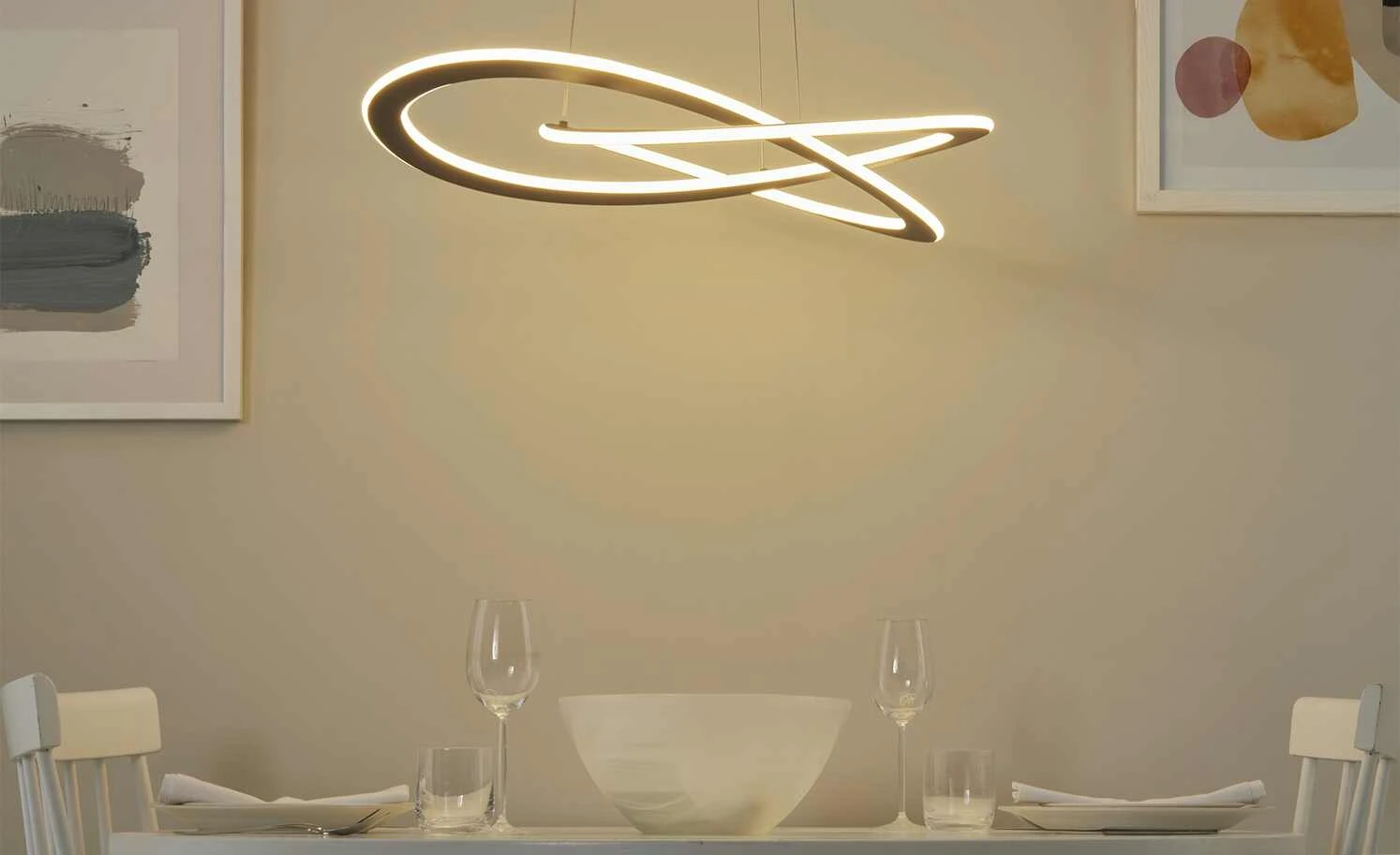 Trio LED-Pendelleuchte, anthrazit