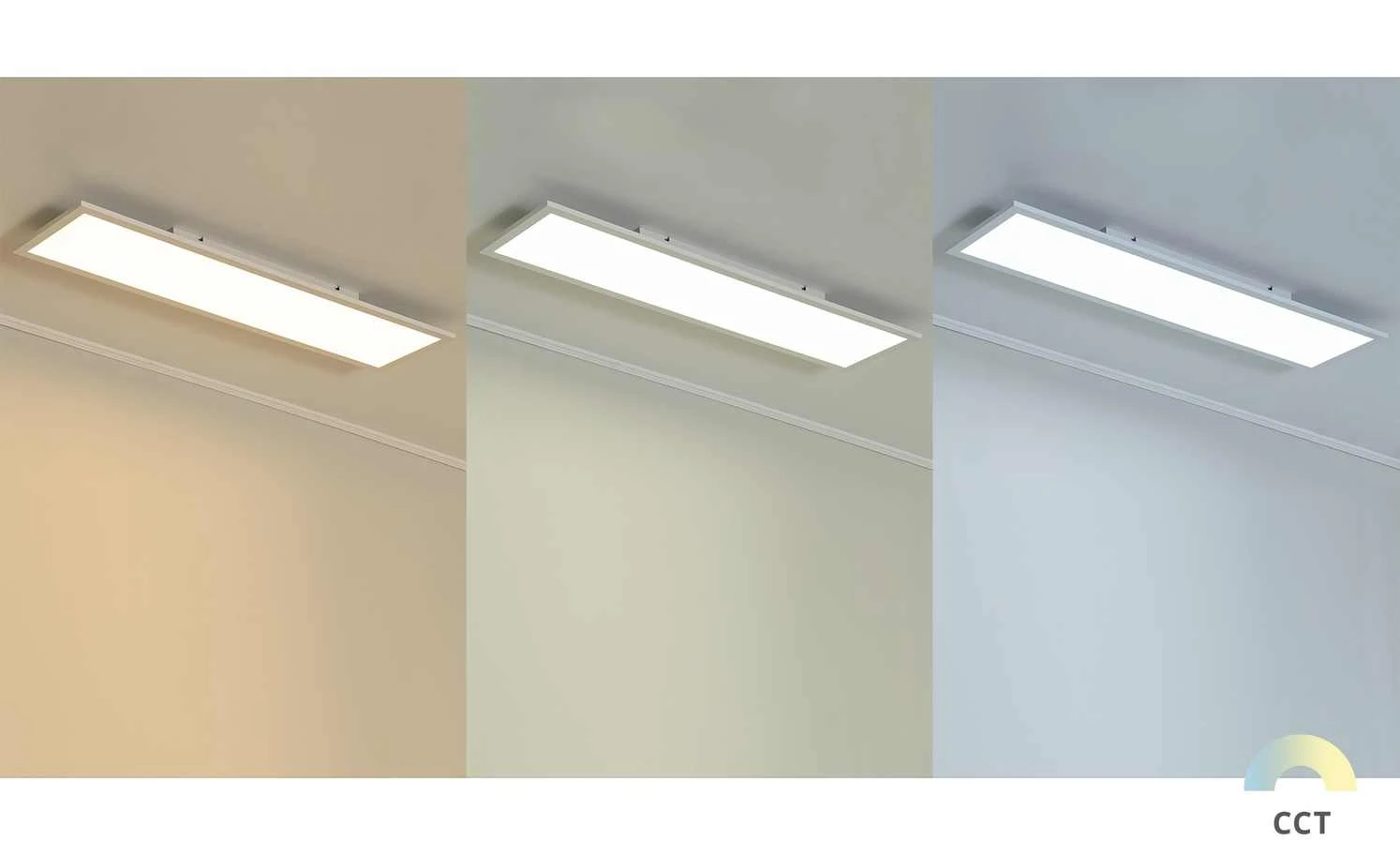 Paul Neuhaus Smart Home-Deckenleuchte, 1-flammig, rechteckig