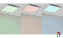 KHG LED-Panel weiß mit Fernbedienung