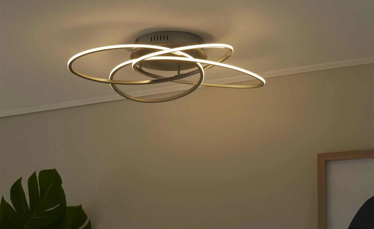 Meisterleuchten LED-Deckenleuchte Nickel-matt – Bild 2