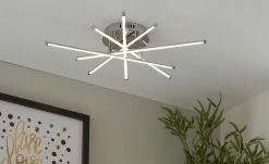 KHG LED-Deckenleuchte, 5-flammig chrom