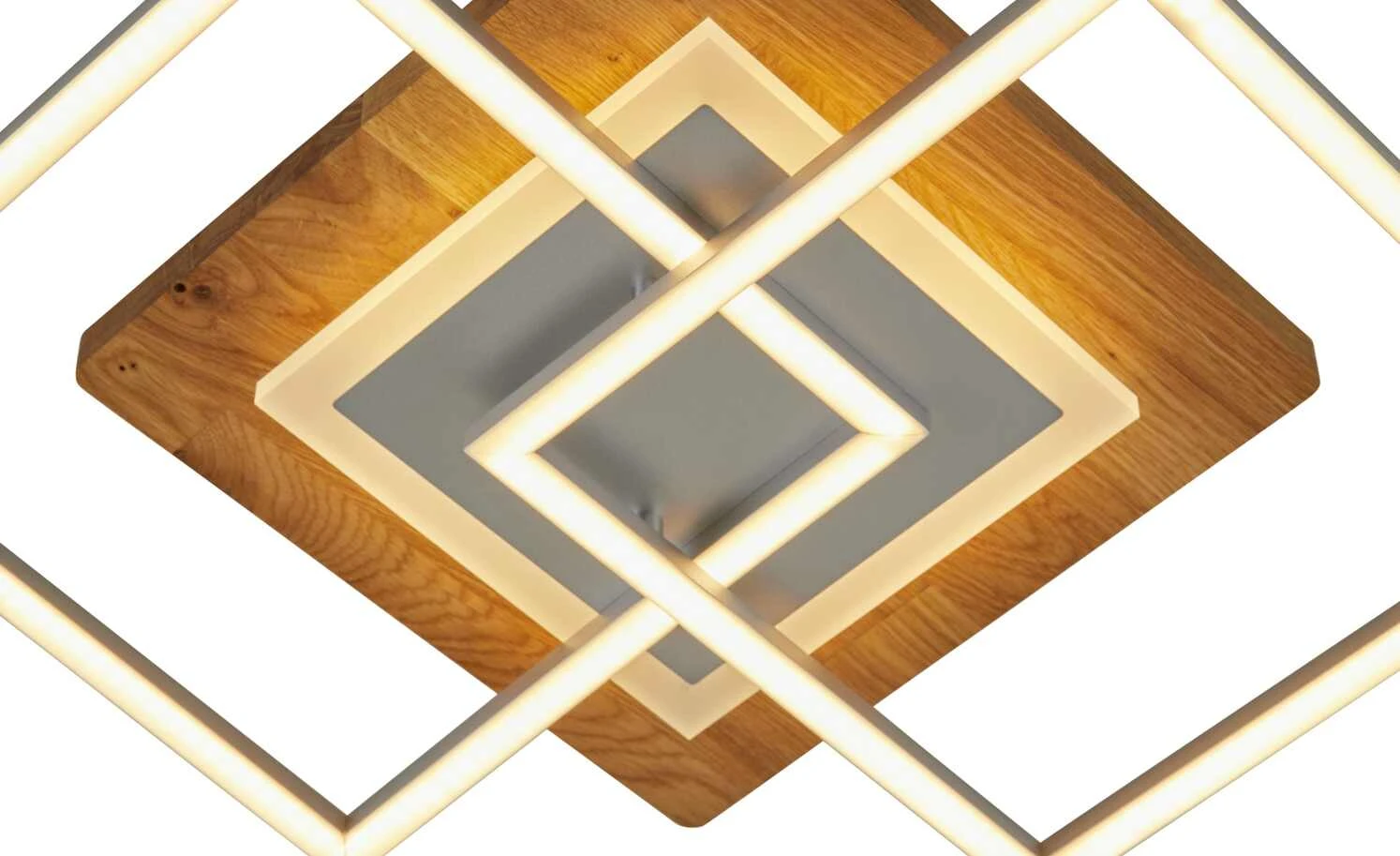 LED-Deckenleuchte, 2-flammig, Asteiche – Bild 3