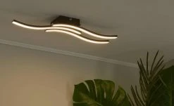 Trio LED-Deckenleuchte, 3-flammig, schwarz