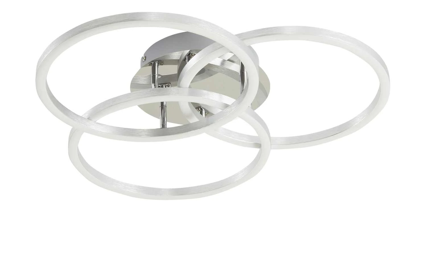 Meisterleuchten LED-Deckenleuchte, Alu-gebürstet, Kreise – Bild 3