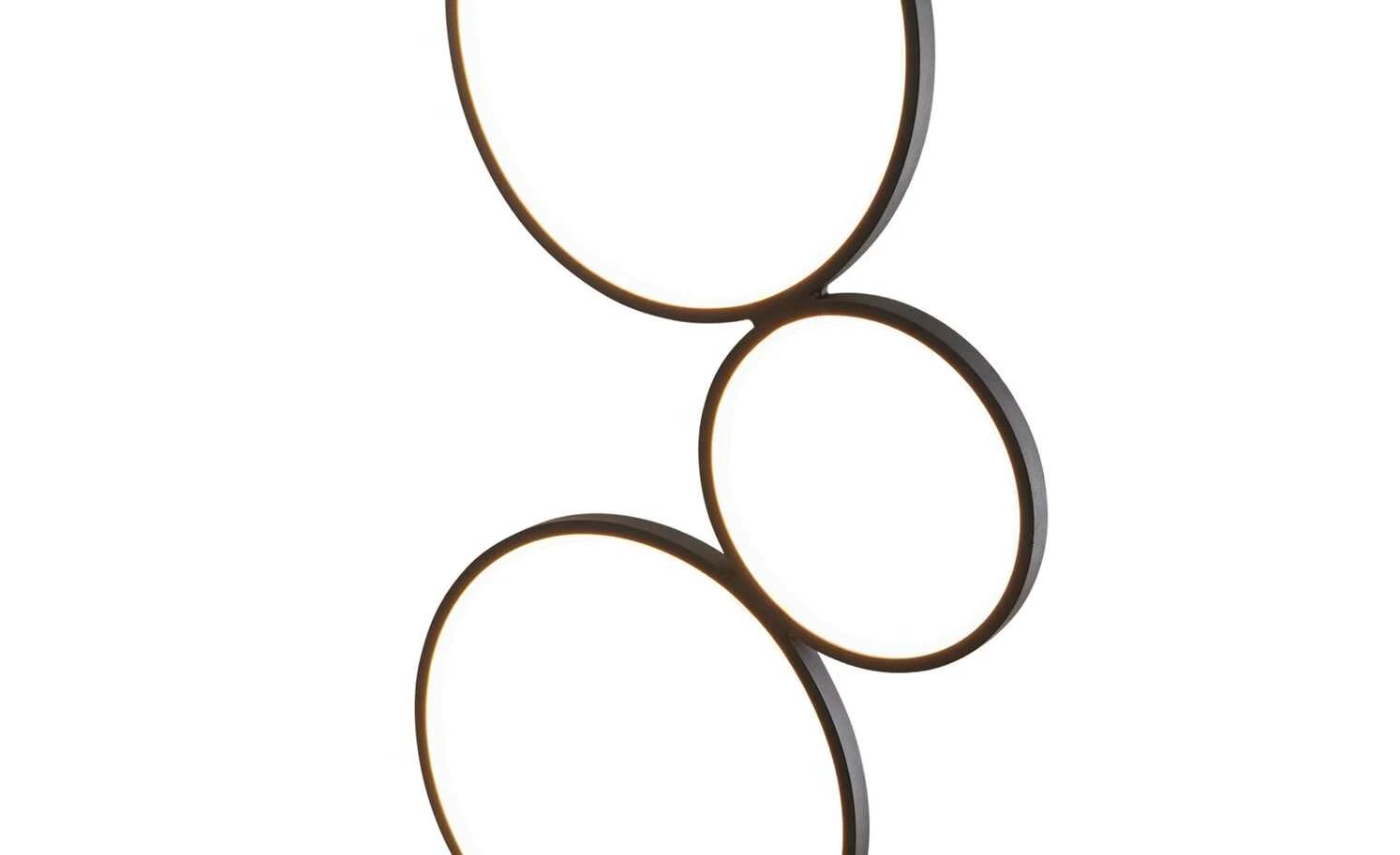 Trio LED-Stehleuchte, Schwarz, Kreise – Bild 6