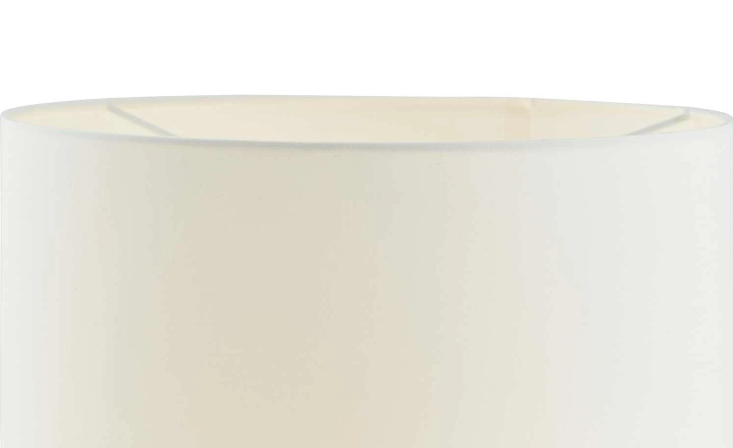 KHG LED-Stehleuchte, 1-flammig, Nickel-matt mit Stoffschirm – Bild 4