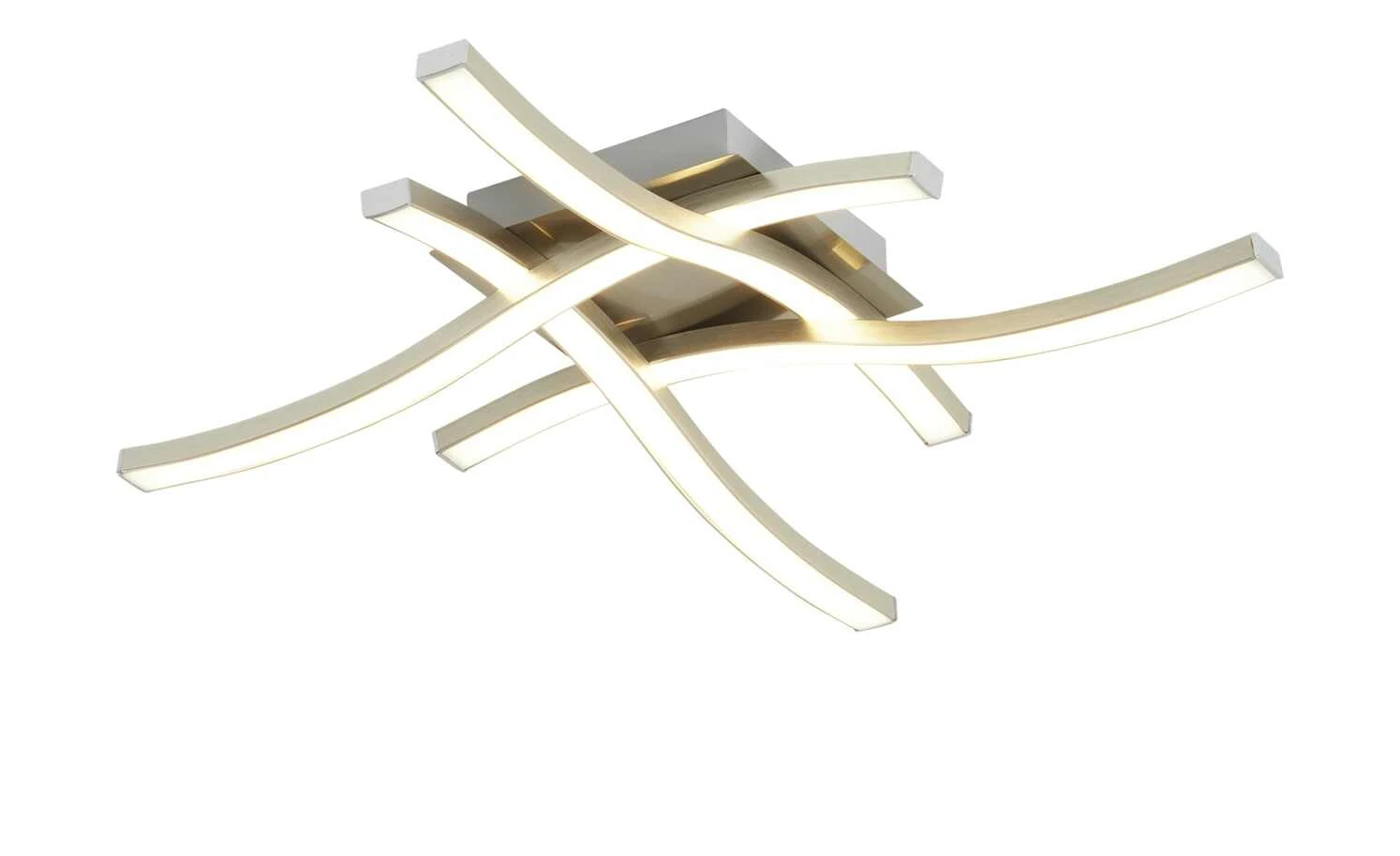 KHG LED-Deckenleuchte, 4-flammig, Nickel-matt, – Bild 3