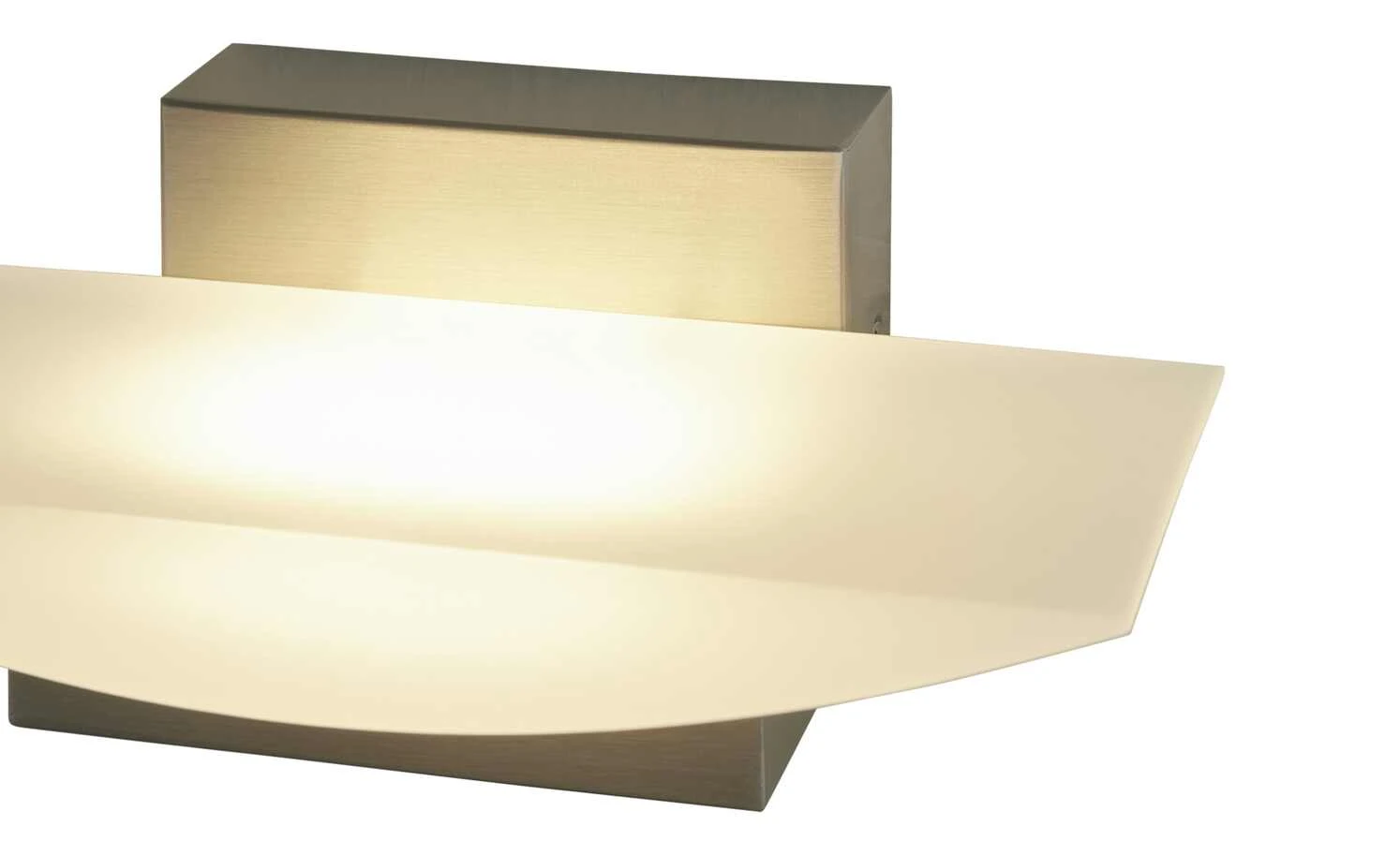 Fischer-Honsel LED-Wandleuchte, Nickel-matt mit Taster – Bild 6