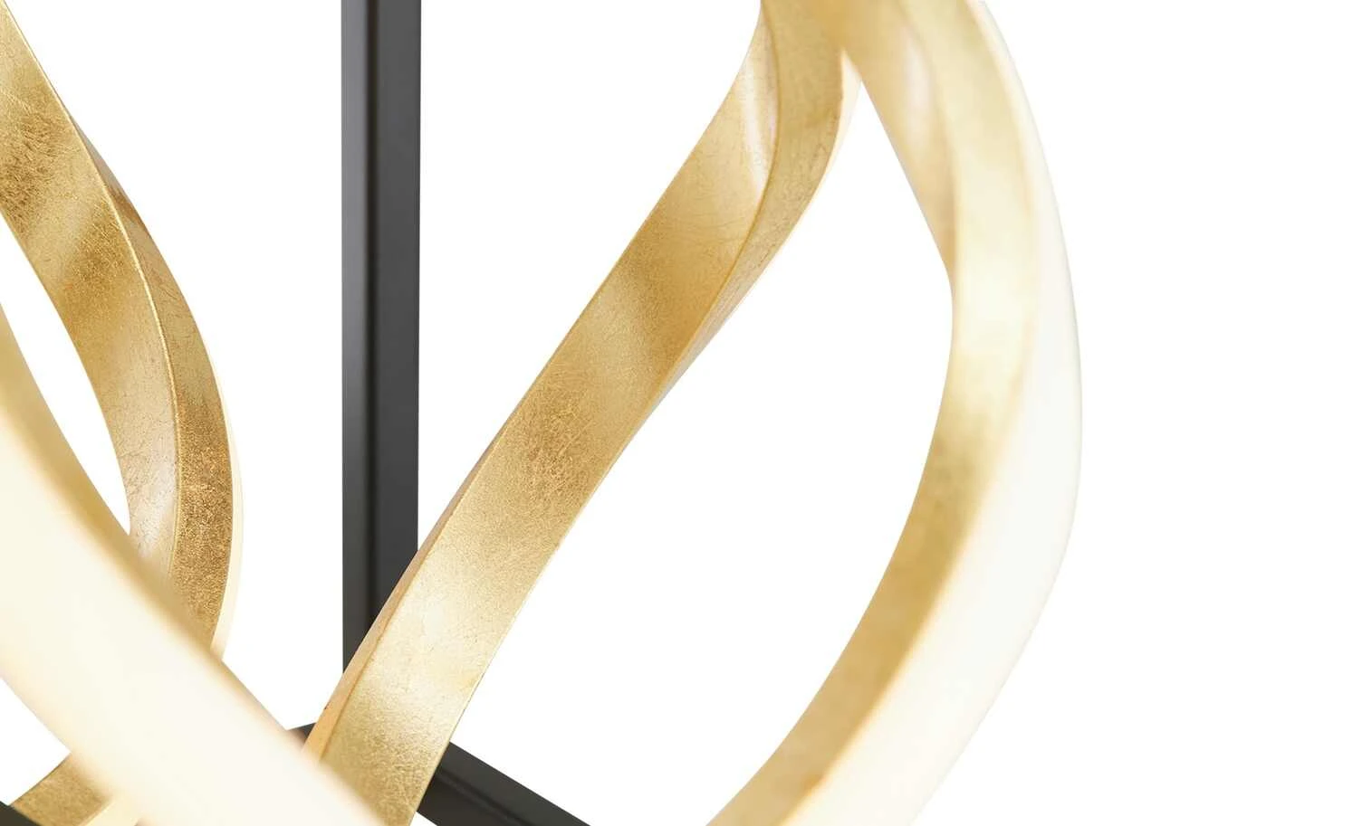 Fischer-Honsel LED-Tischleuchte, schwarz/ Blattgold – Bild 4