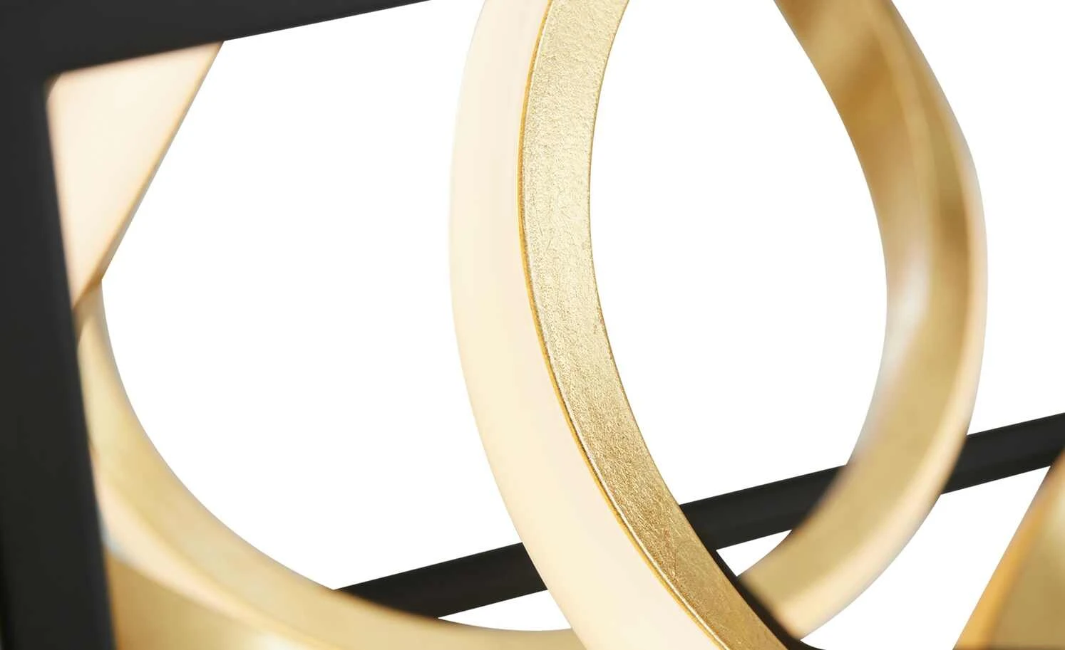 Fischer-Honsel LED-Tischleuchte, schwarz/ Blattgold – Bild 7