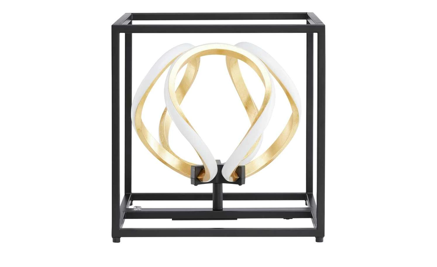 Fischer-Honsel LED-Tischleuchte, schwarz/ Blattgold – Bild 8