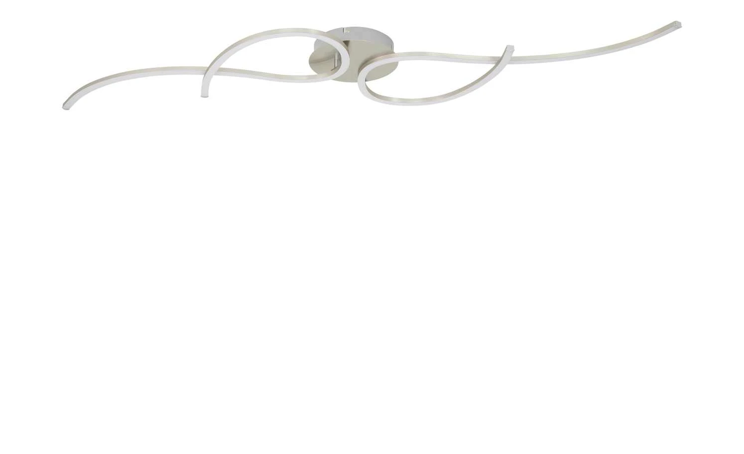 Paul Neuhaus LED-Deckenleuchte, 2-flammig, Nickel-matt, geschwungen – Bild 5