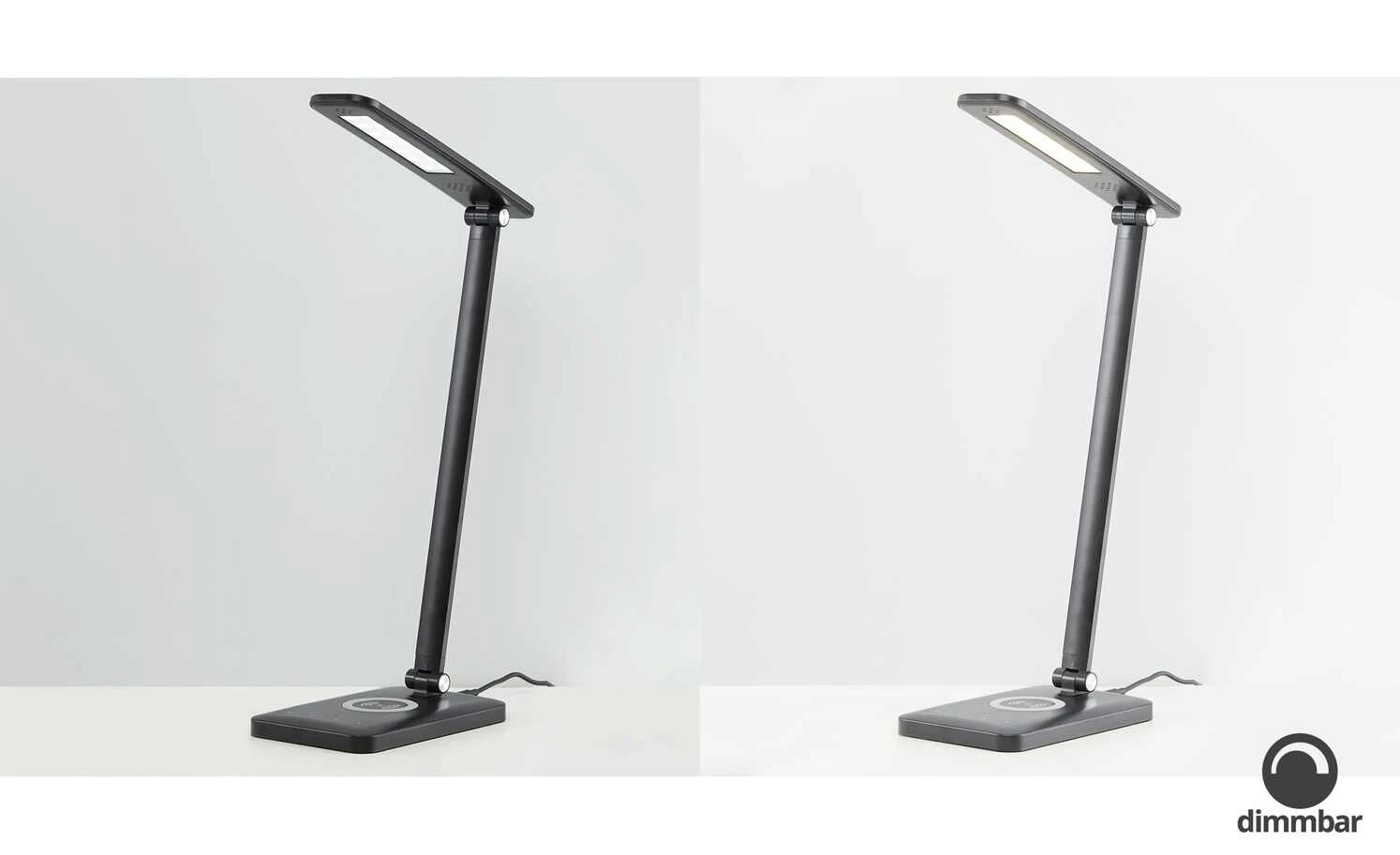 Paul Neuhaus LED-Schreibtischleuchte, Schwarz mit Ladefunktion