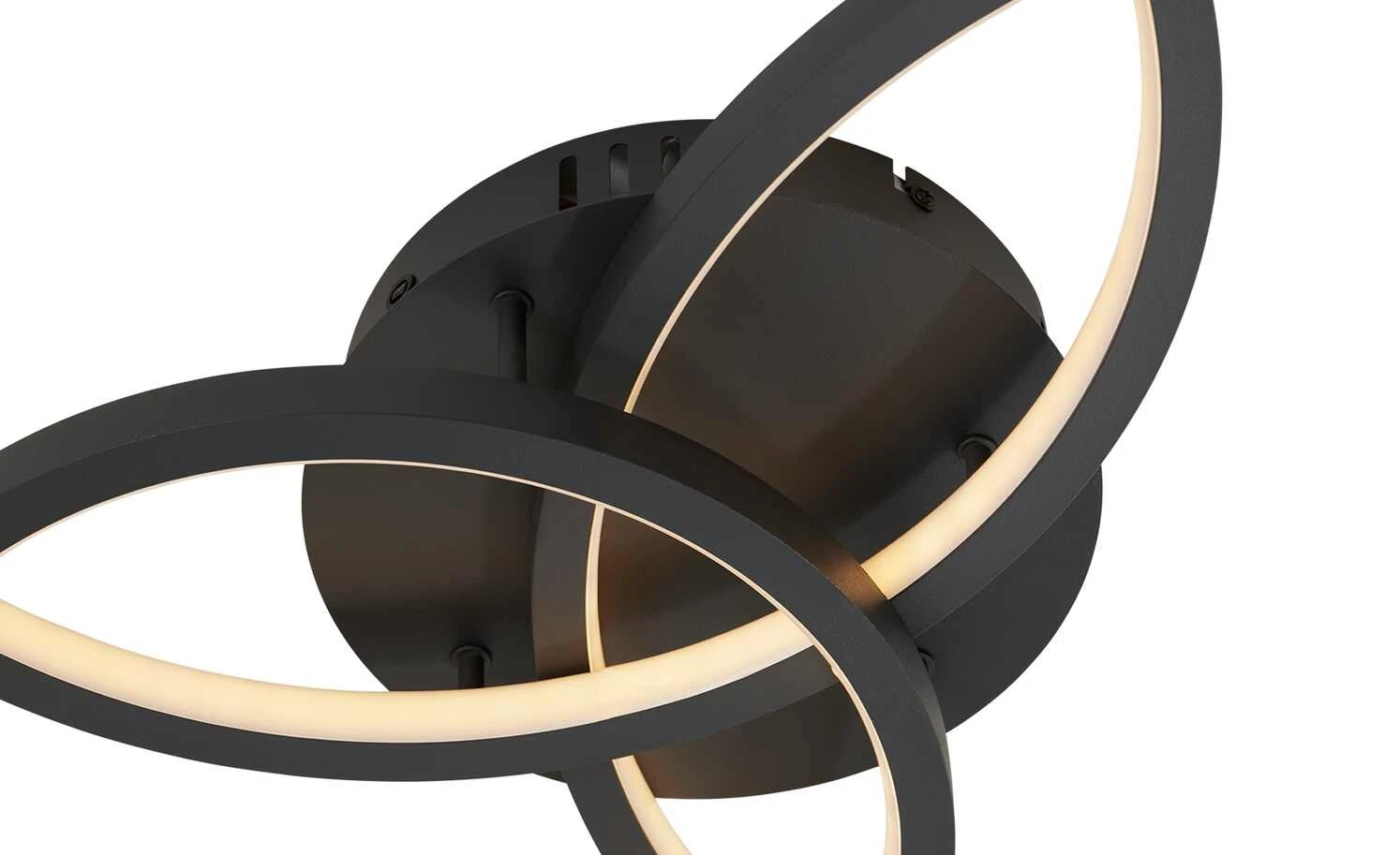 Trio Deckenleuchte, anthrazit, Kreise, WiZ-Connected | Schwarz – Bild 6