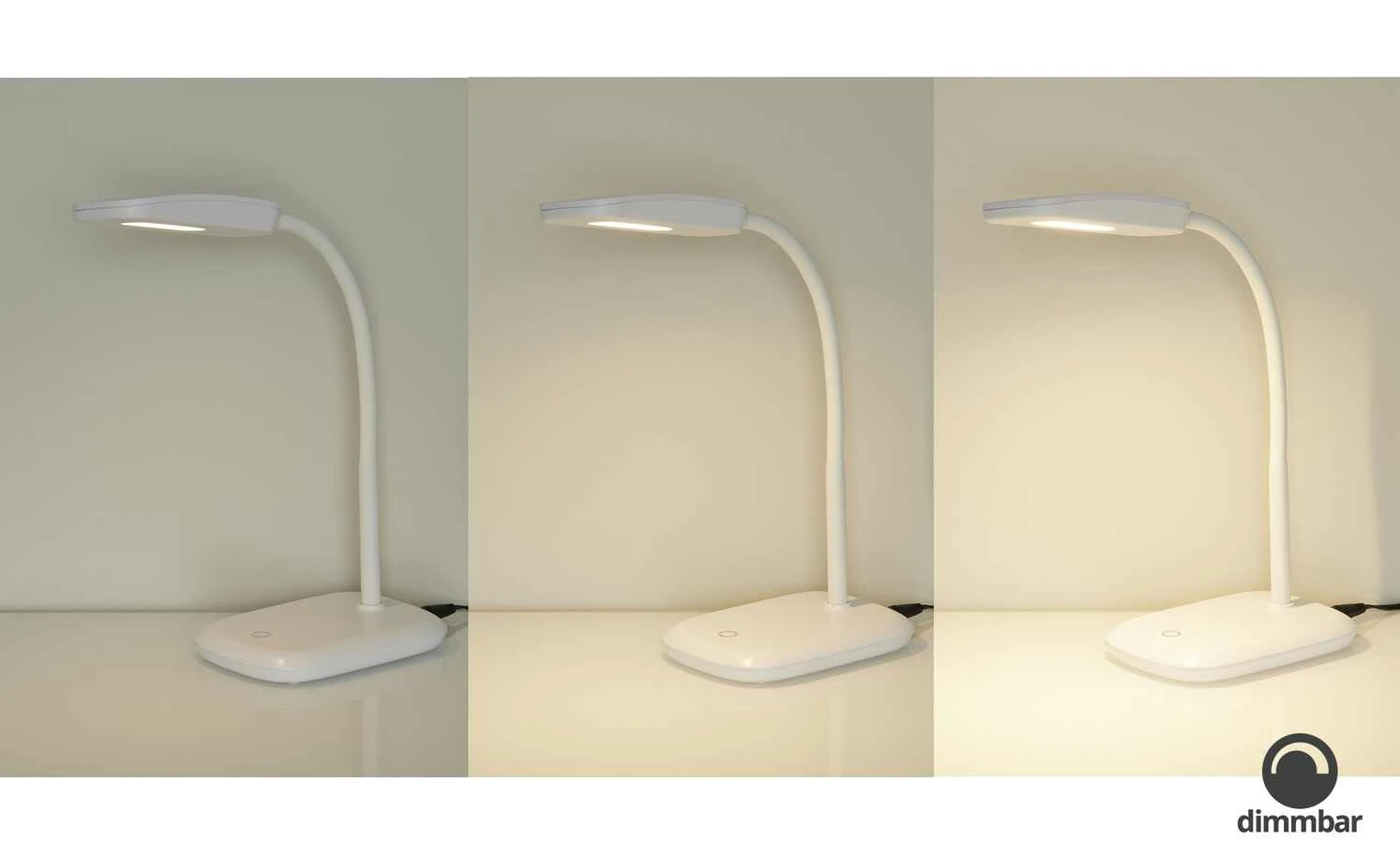 Trio LED-Schreibtischleuchte, 1-flammig, weiß