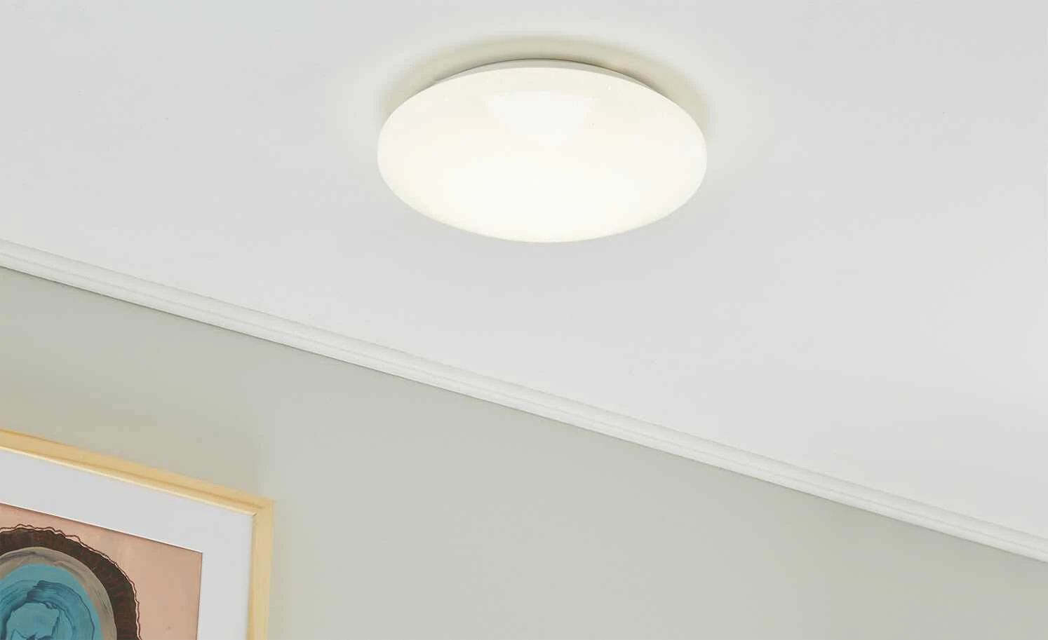 Trio Deckenleuchte, 1-flammig, Starlight weiß – Bild 3